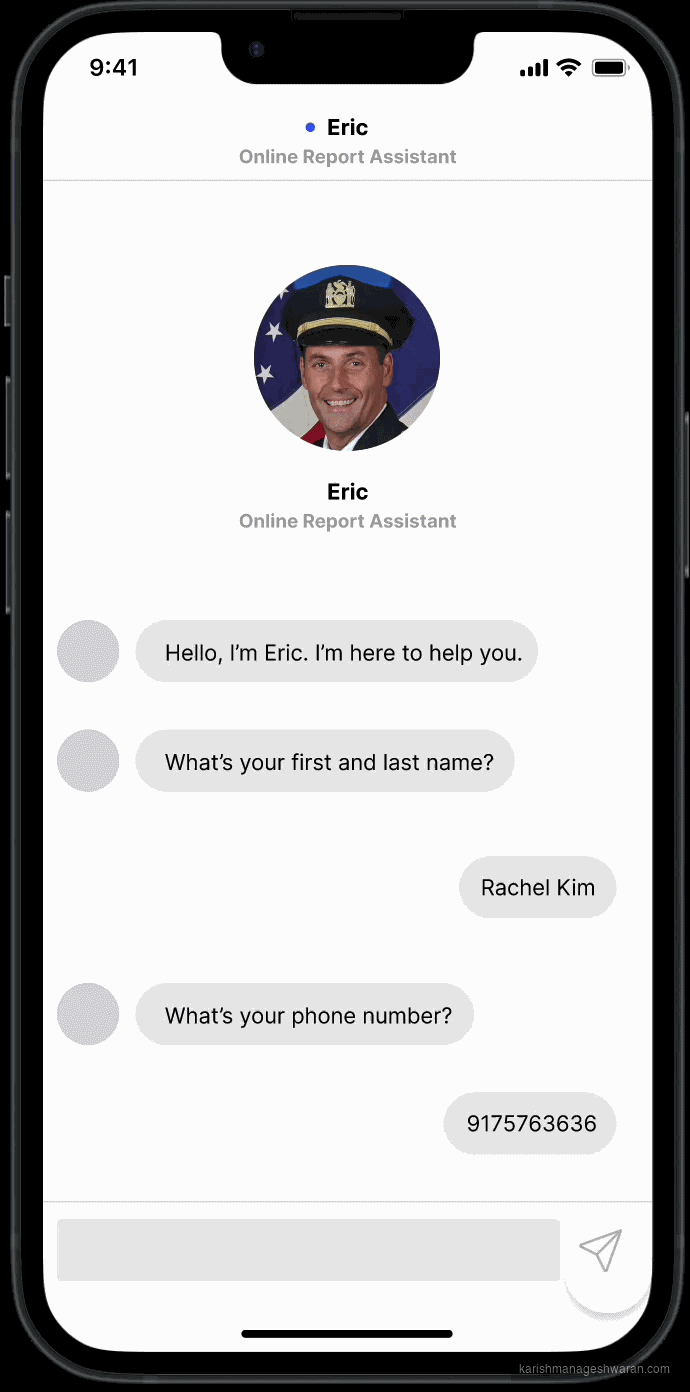Chatbot prototype demo